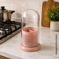 Spoon Holder with Acrylic Cover – Hygienic Kitchen Storage