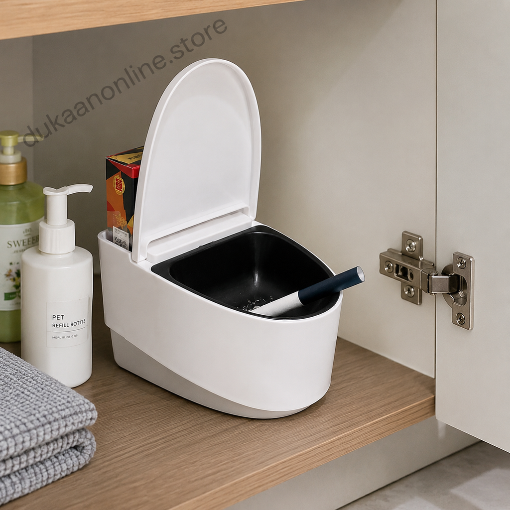 Wall-Mounted Luxury Ashtray Toilet Shaped Storage Box