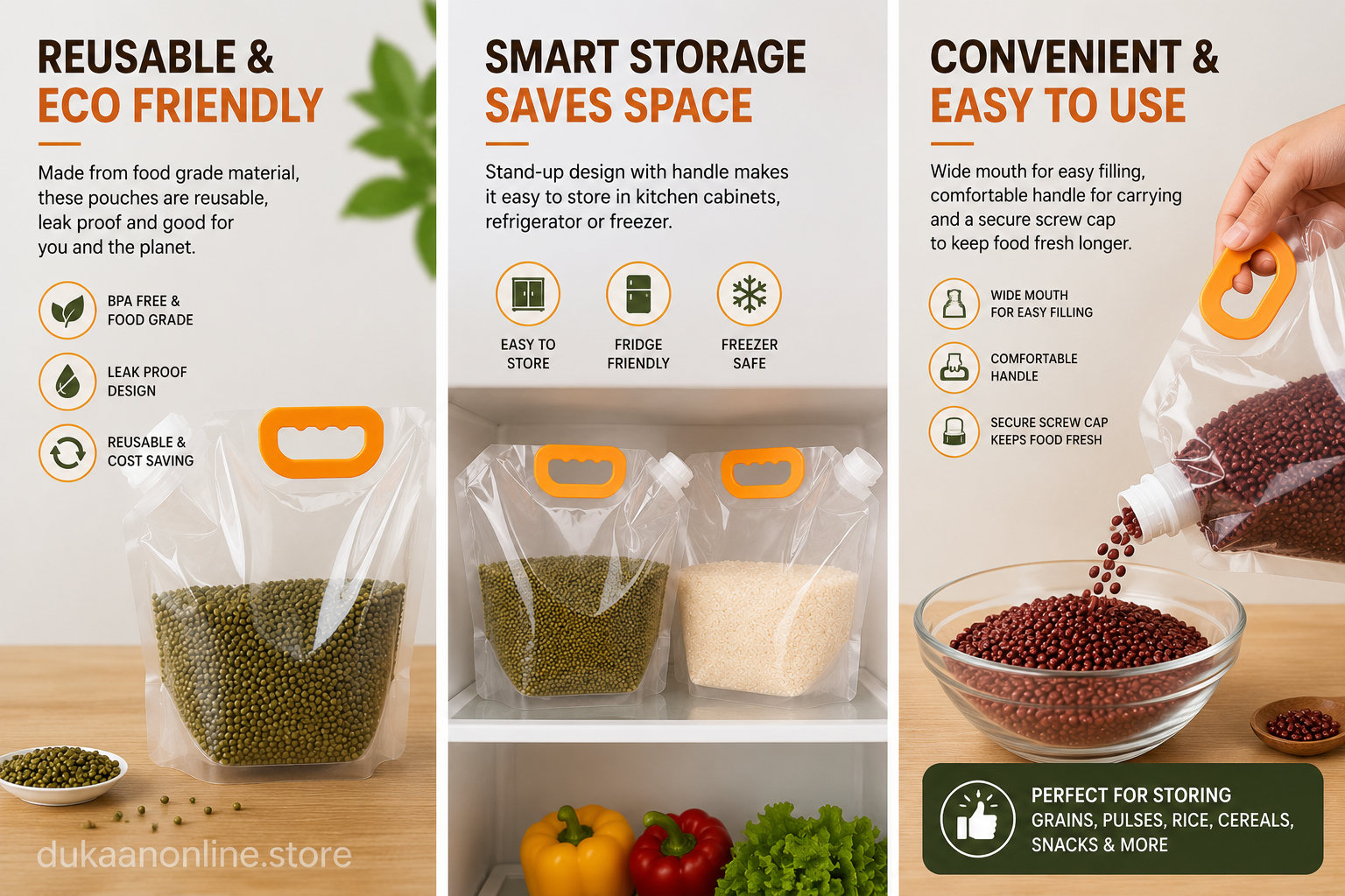 Multigrain kitchen Storage Bag (2.5L)
